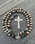 Golgotha Catholic Rosary - Memento Mori - Paracord Rosary - Catholic Gift