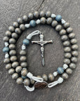 Turin Durable Paracord Rosary - Wooden Rosary - Catholic Rosary for Men